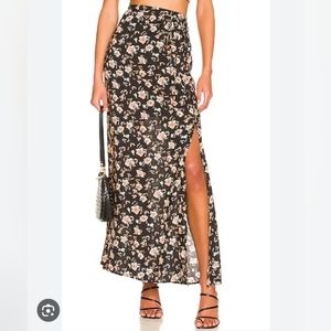 Free People Bijou Skirt In Black Combo